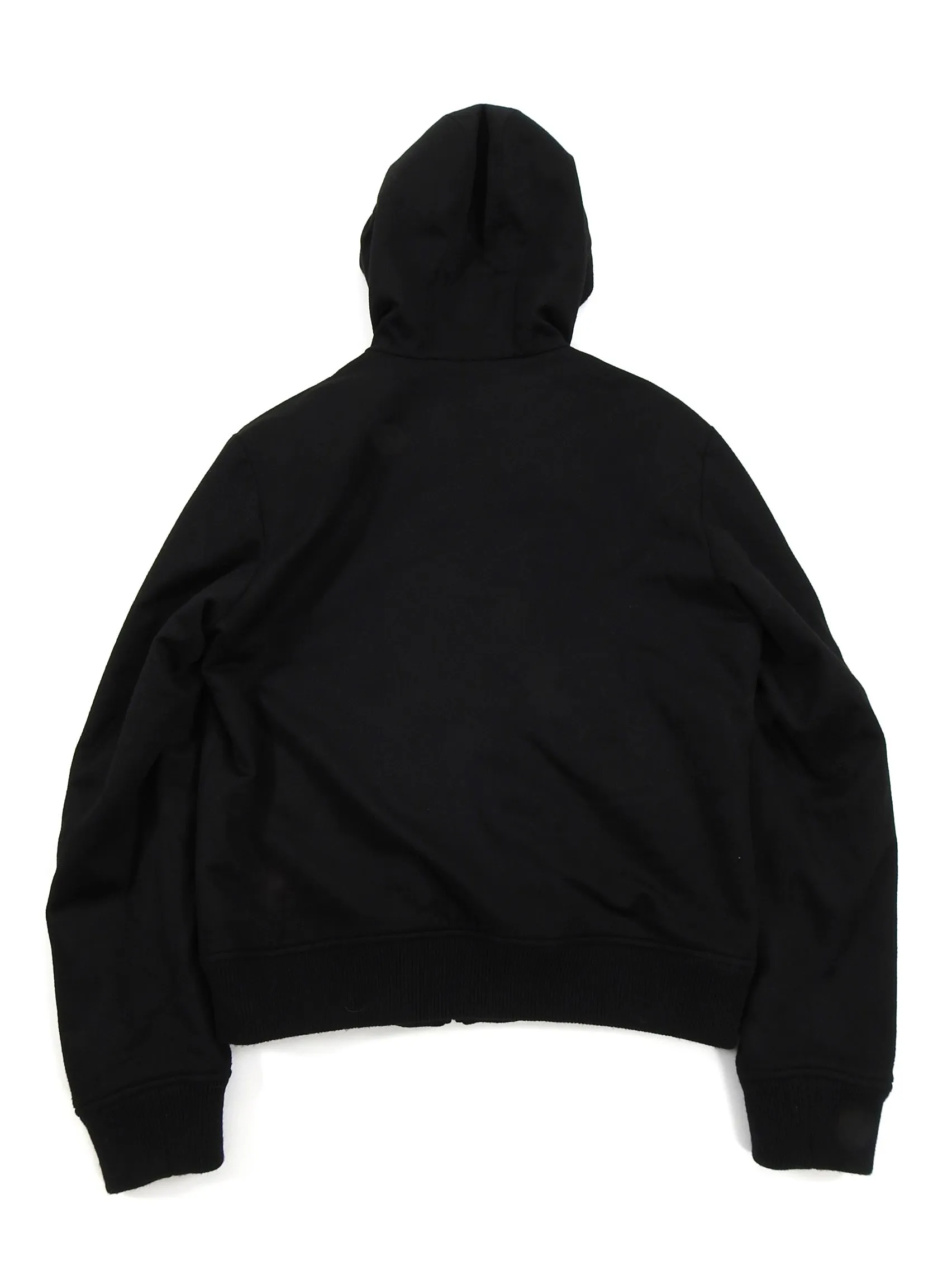 Dolce & Gabbana Black Crown Crest Zip Hoodie - L