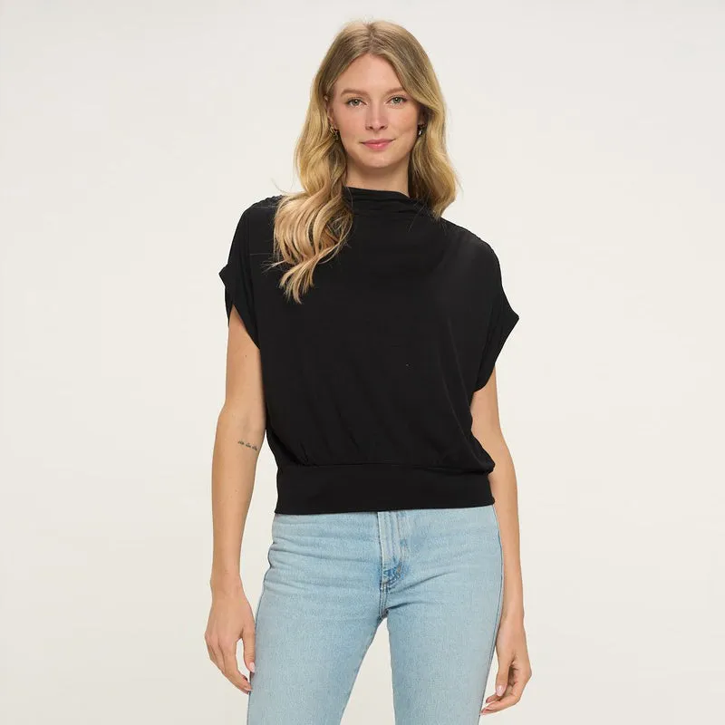 Drapey Cap Sleeve Top