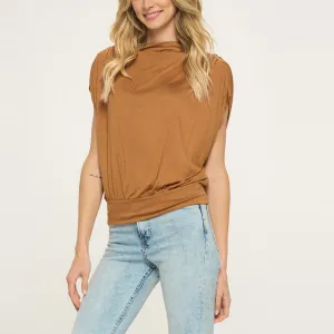 Drapey Cap Sleeve Top