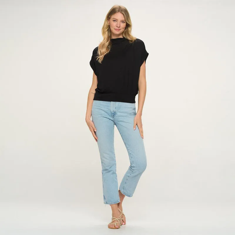 Drapey Cap Sleeve Top