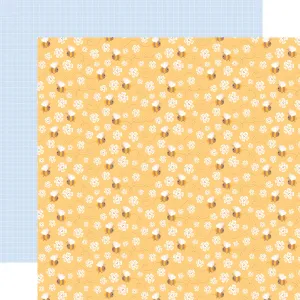 Echo Park - Blossoms and Bees - 12x12 Single Sheet - Blossoms And Bees