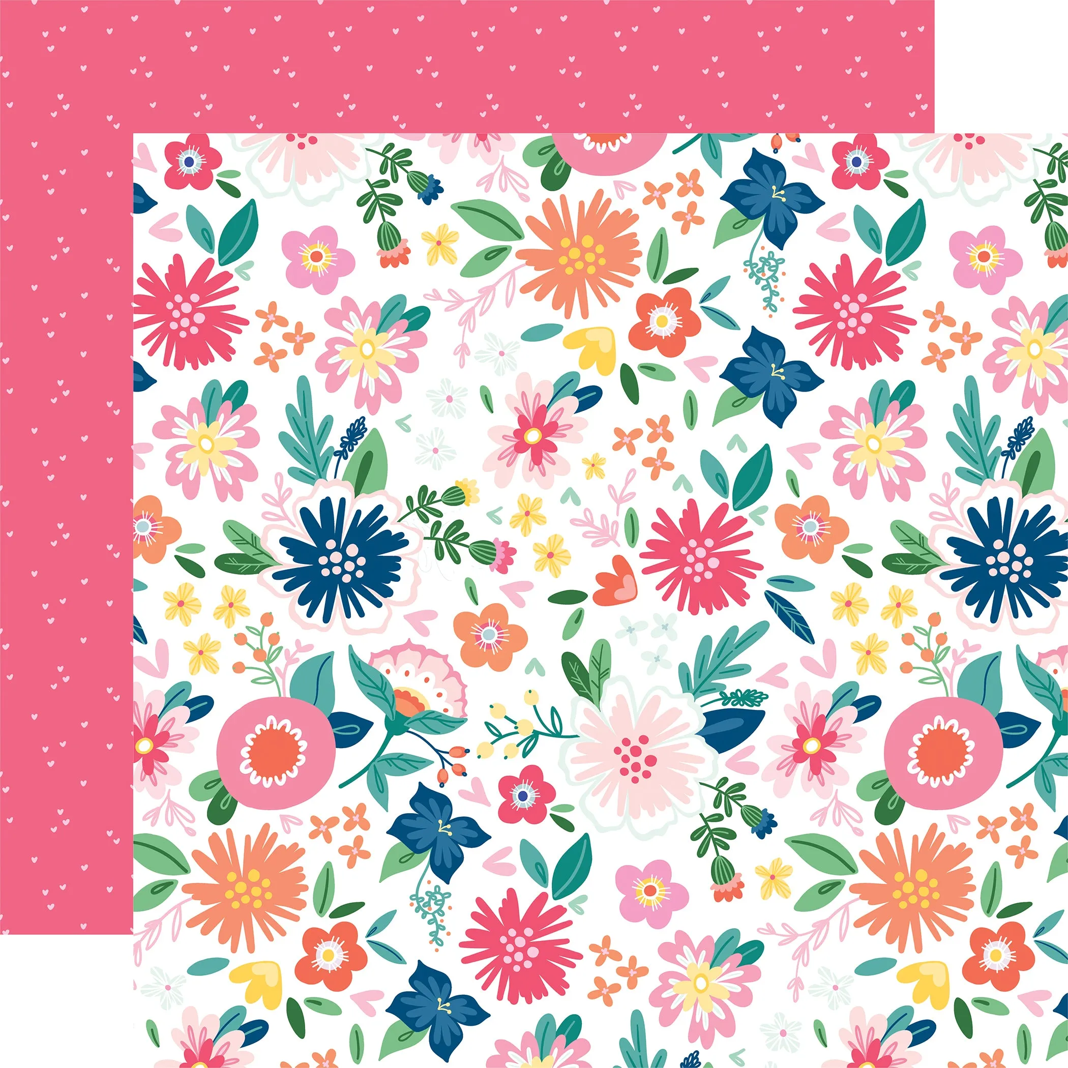 Echo Park - My Best Life - 12x12 Single Sheet / My Best Flowers