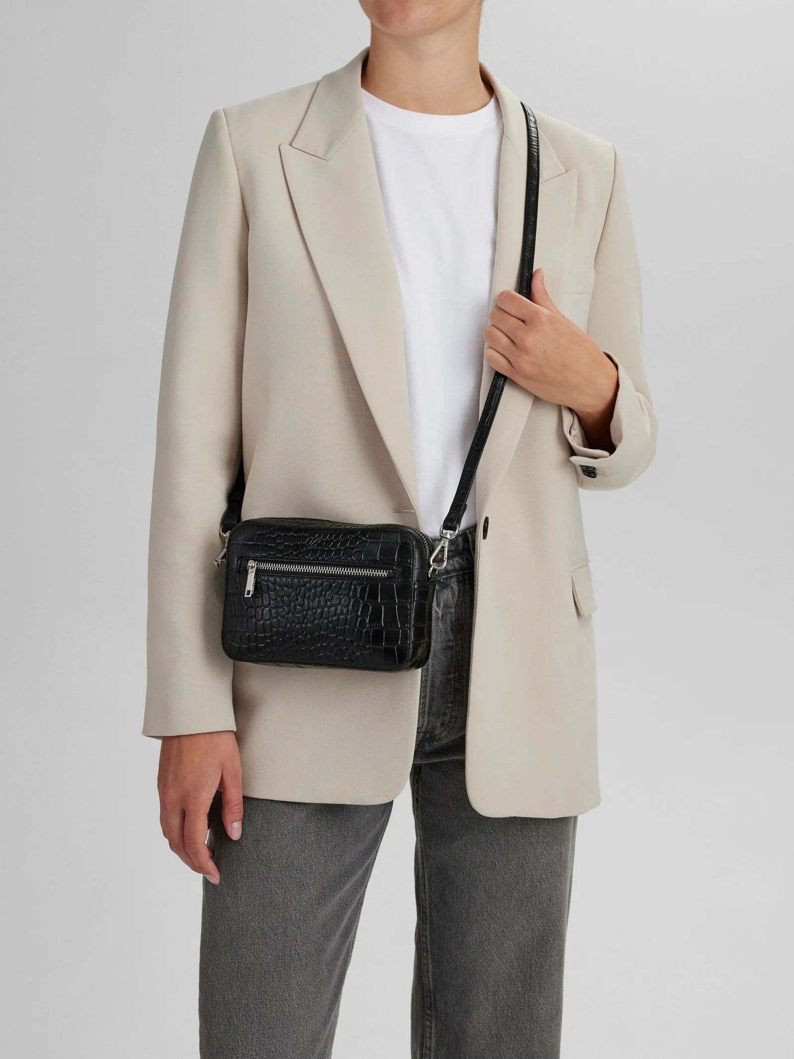 EleaMBG Crossbody Bag, Croco