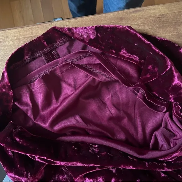 Eliza J off the shoulder velvet dress
