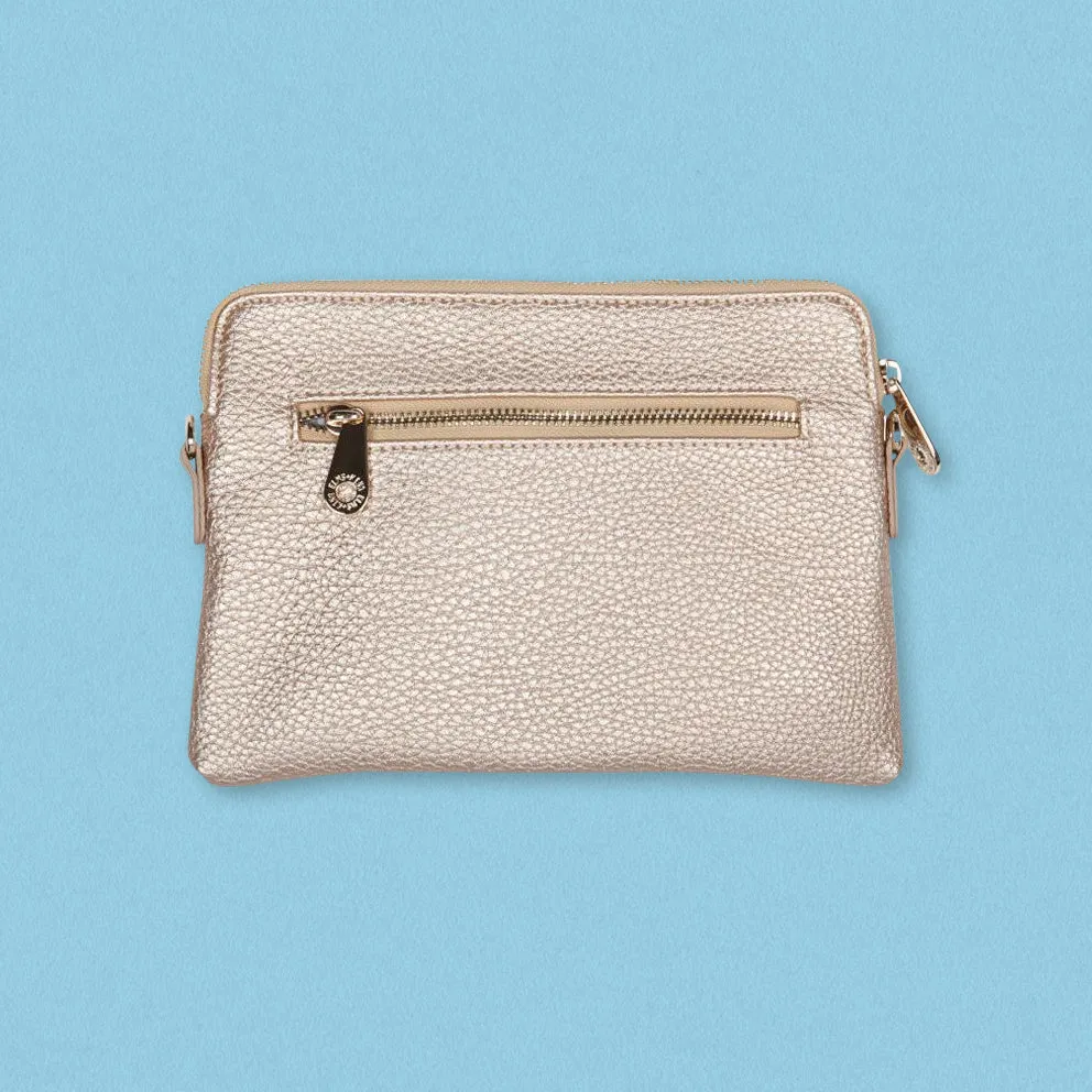 Elms   King Bowery Wallet, Champagne