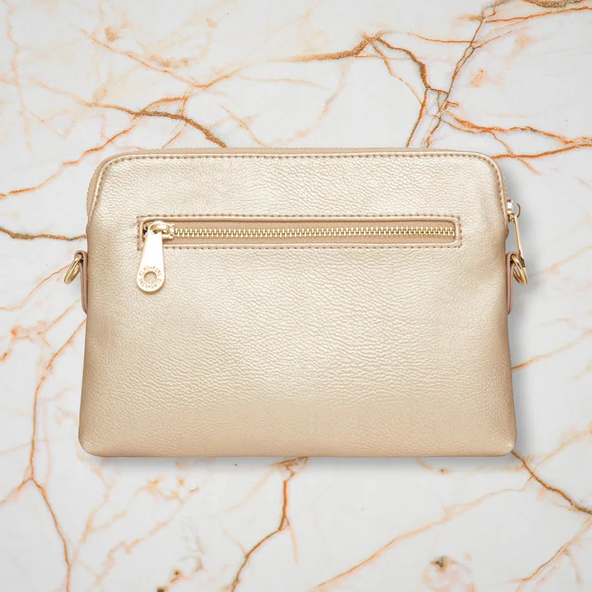 Elms   King Bowery Wallet, Light Gold