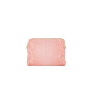Elms   King Bowery Wallet, Pink Python