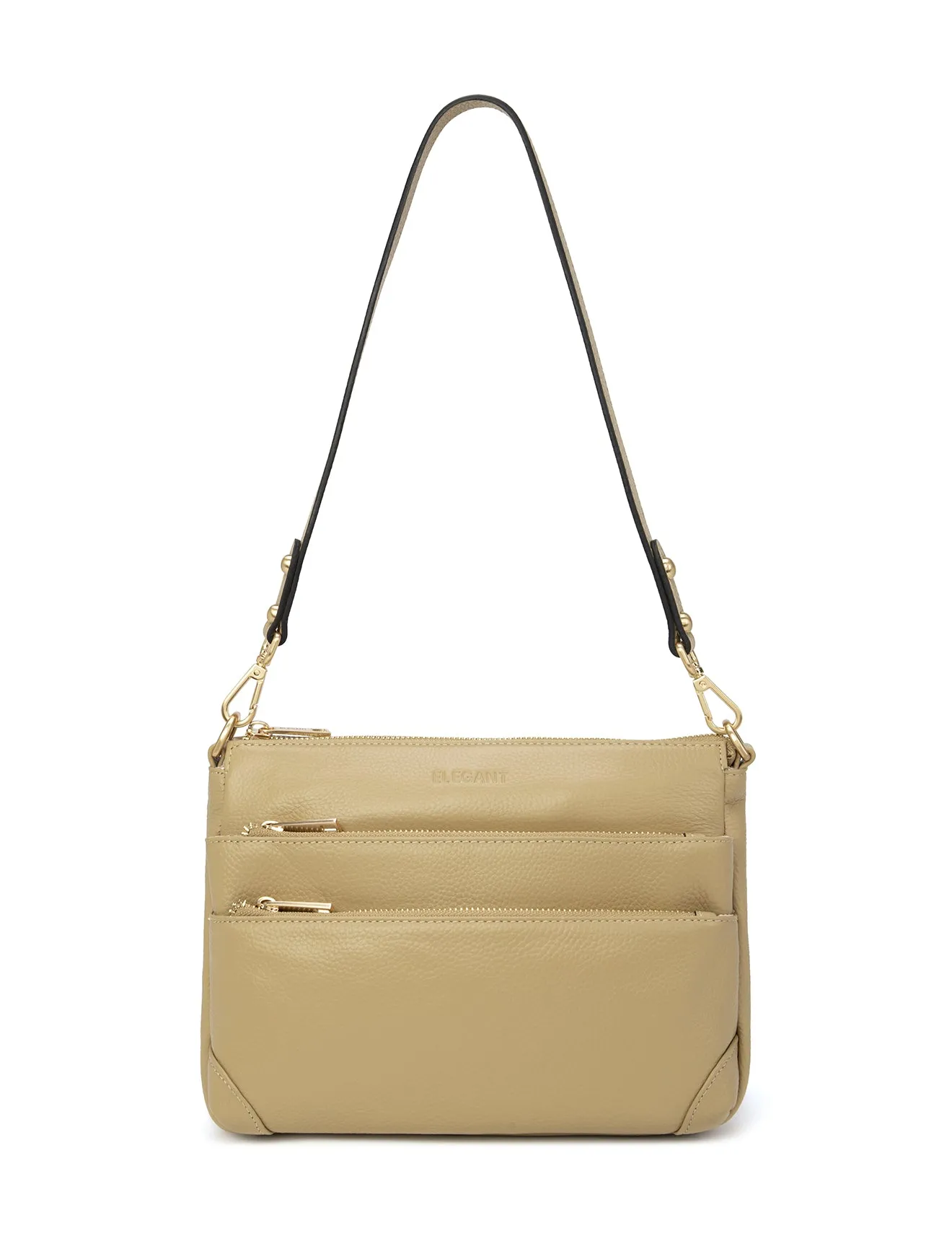 FAITH LEATHER CROSS BODY BAG- E1-0749-ARTICHOKE-SALE