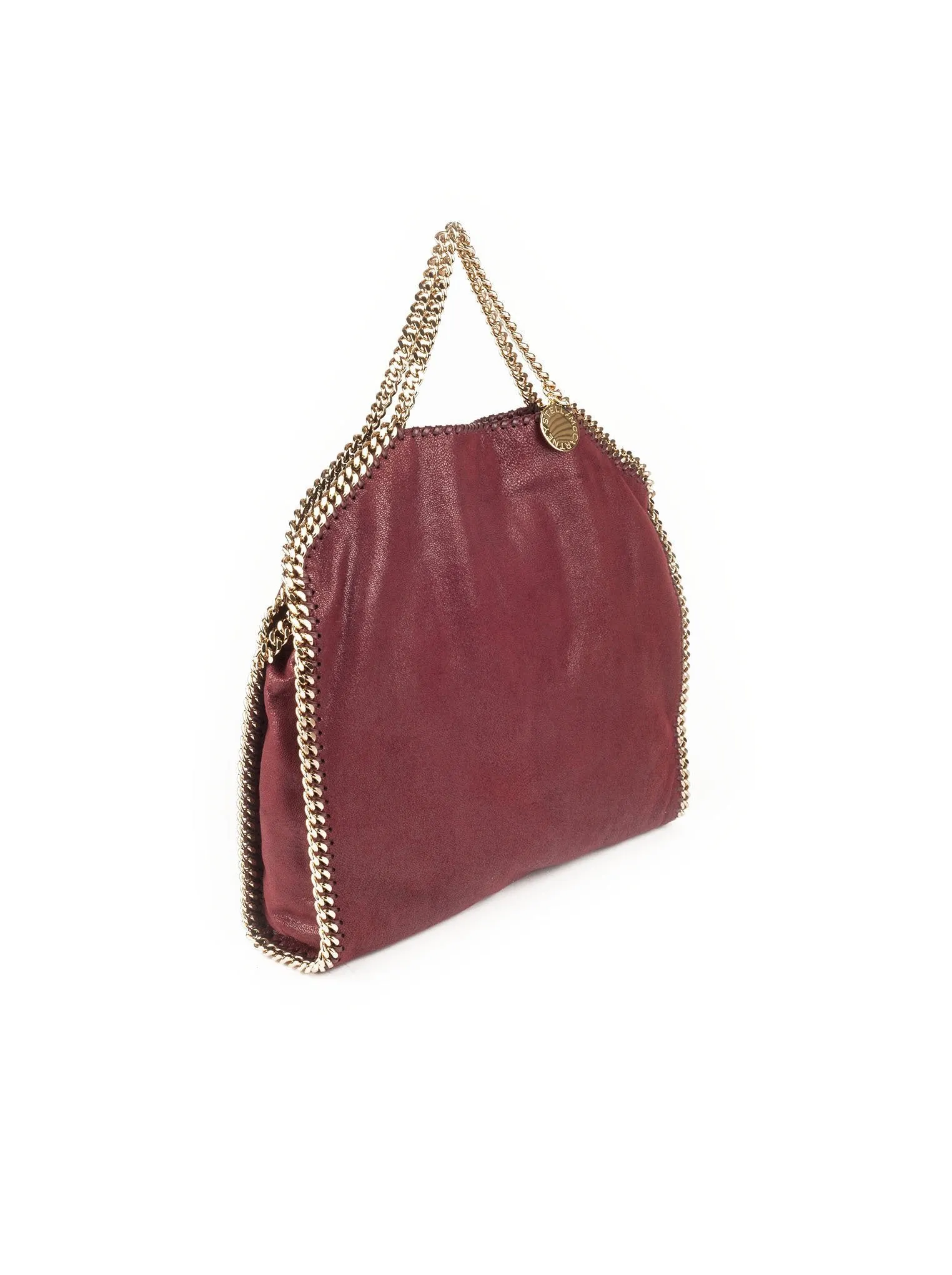 Falabella Faux Leather Fold-over Tote - Red
