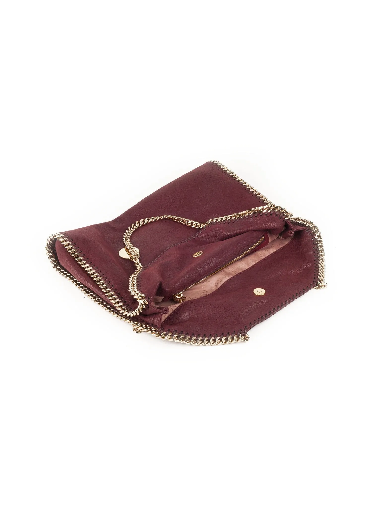 Falabella Faux Leather Fold-over Tote - Red