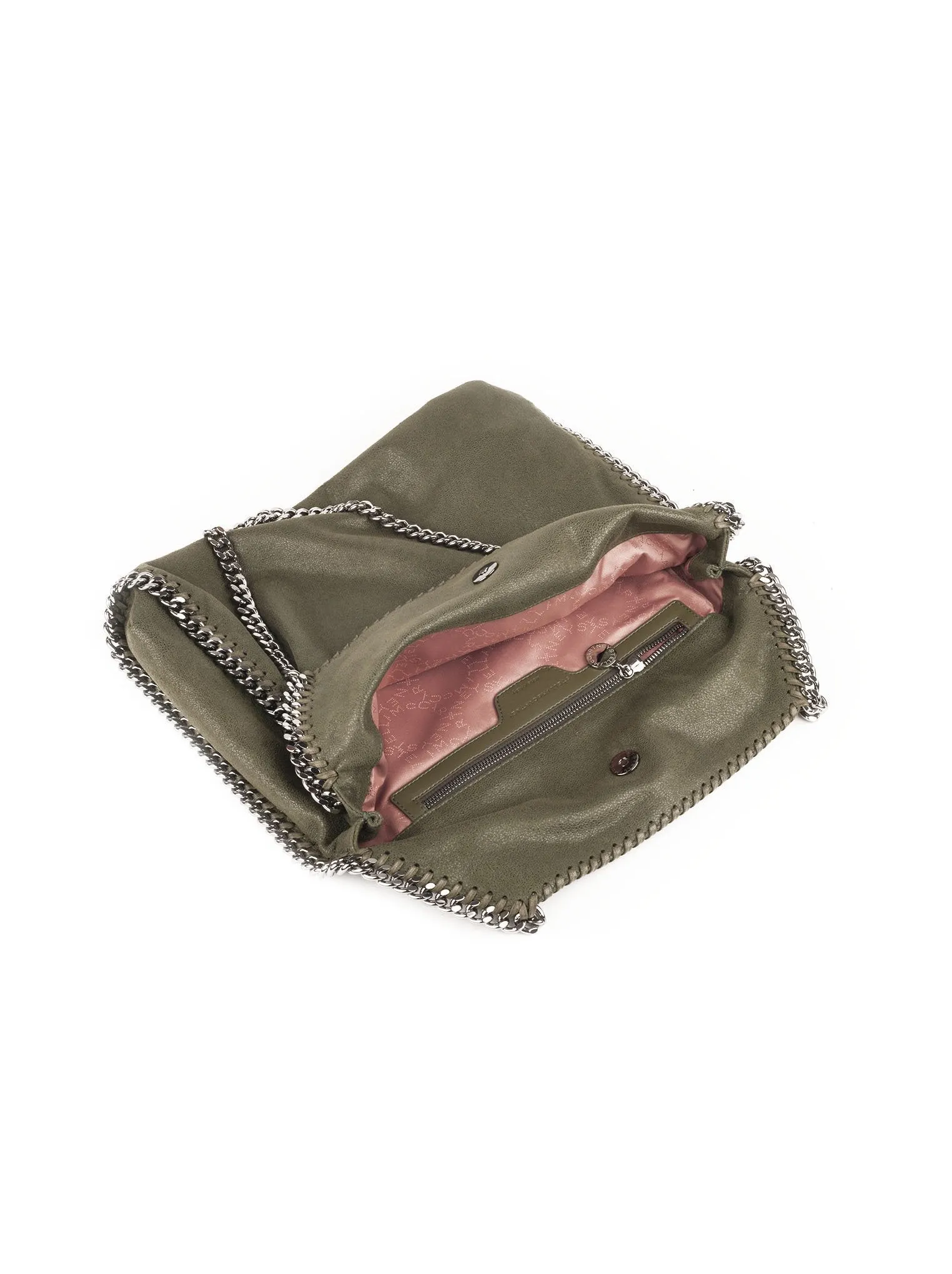 Falabella Shaggy Deer Small Tote - Green