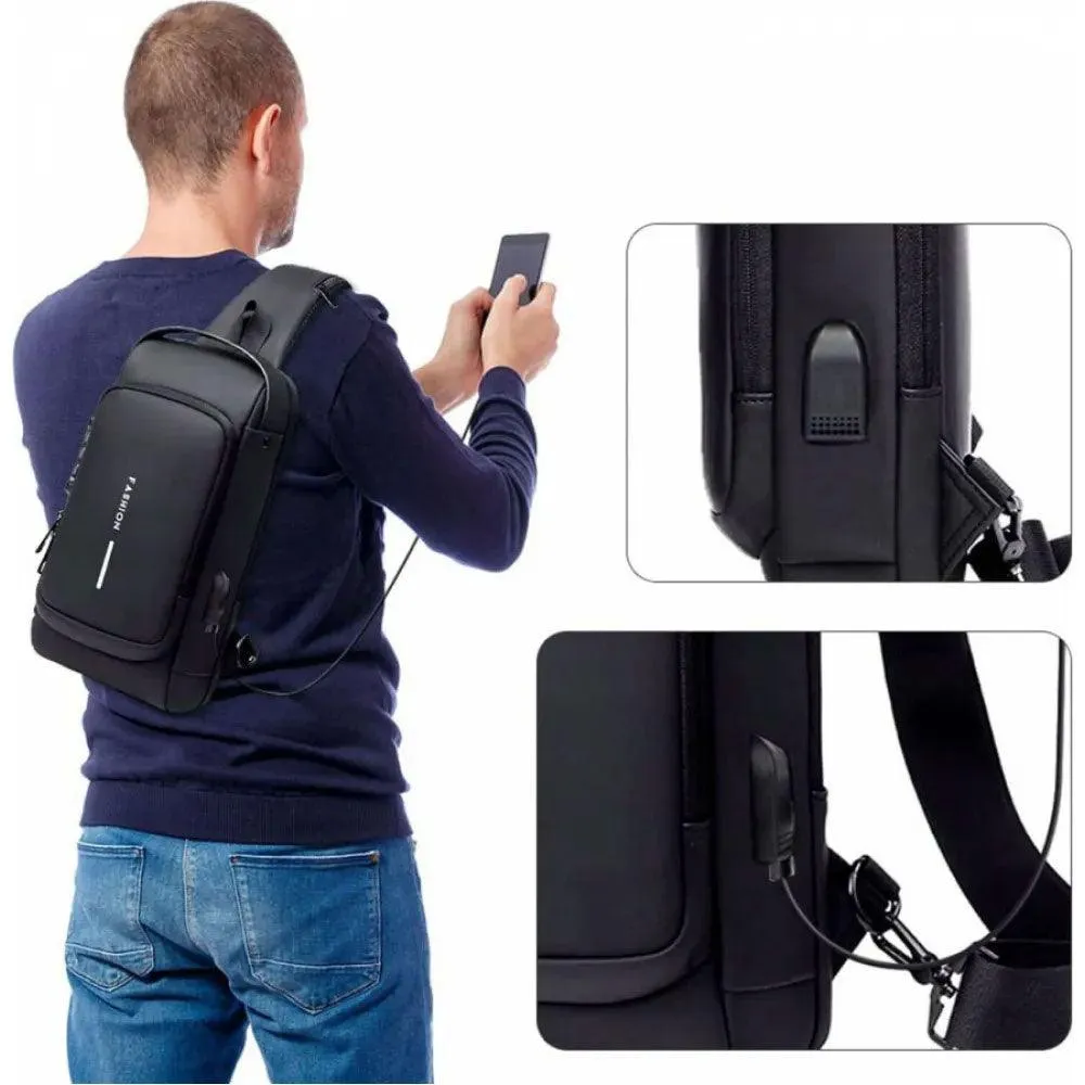 Fashion 616 Crossbody Bag - Black
