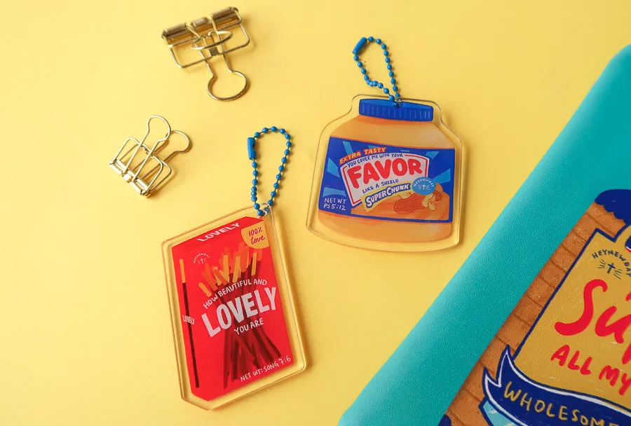 Favor Peanut Butter {Acrylic Keychain}