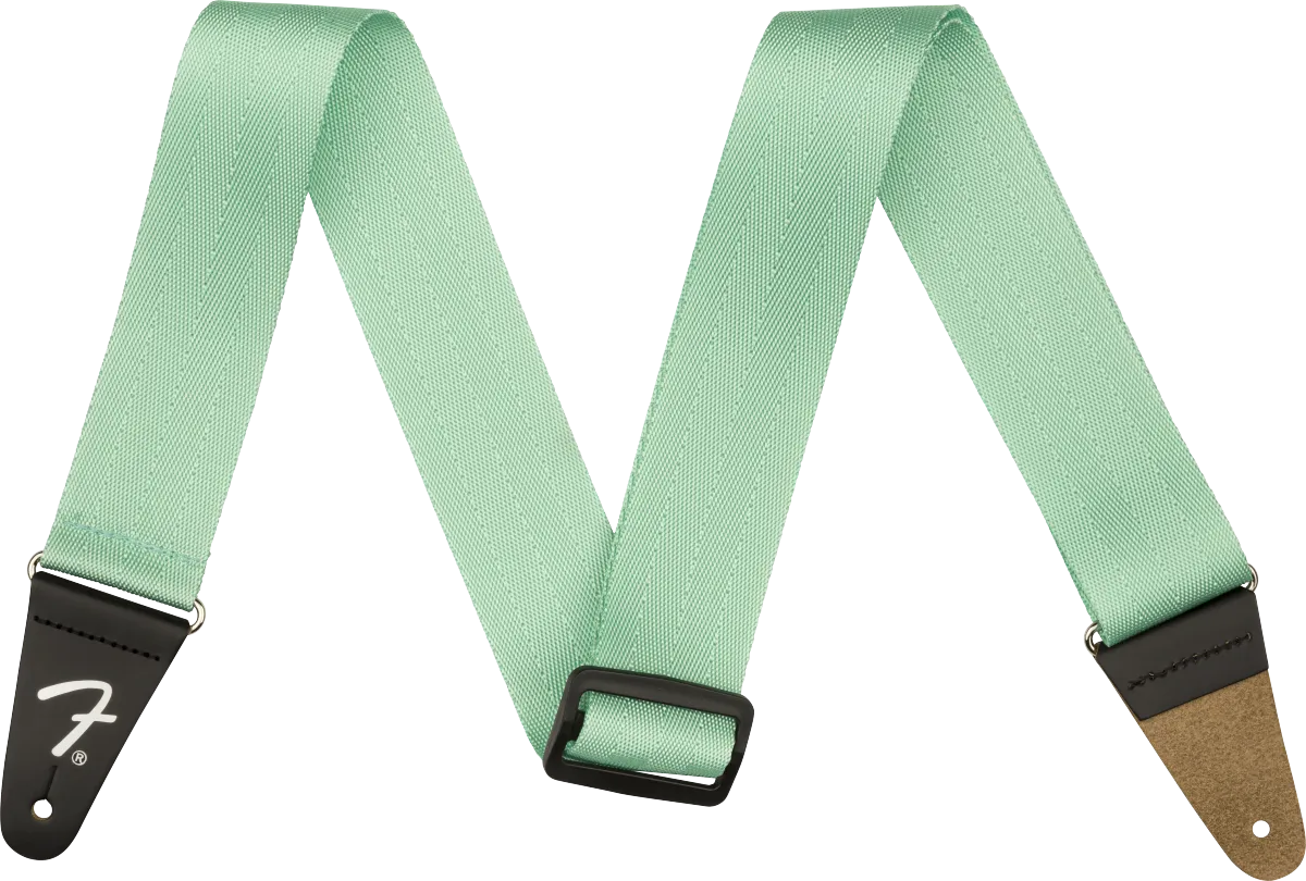 Fender 2" Am Pro Seat Belt Strap, Mystic Surf Green