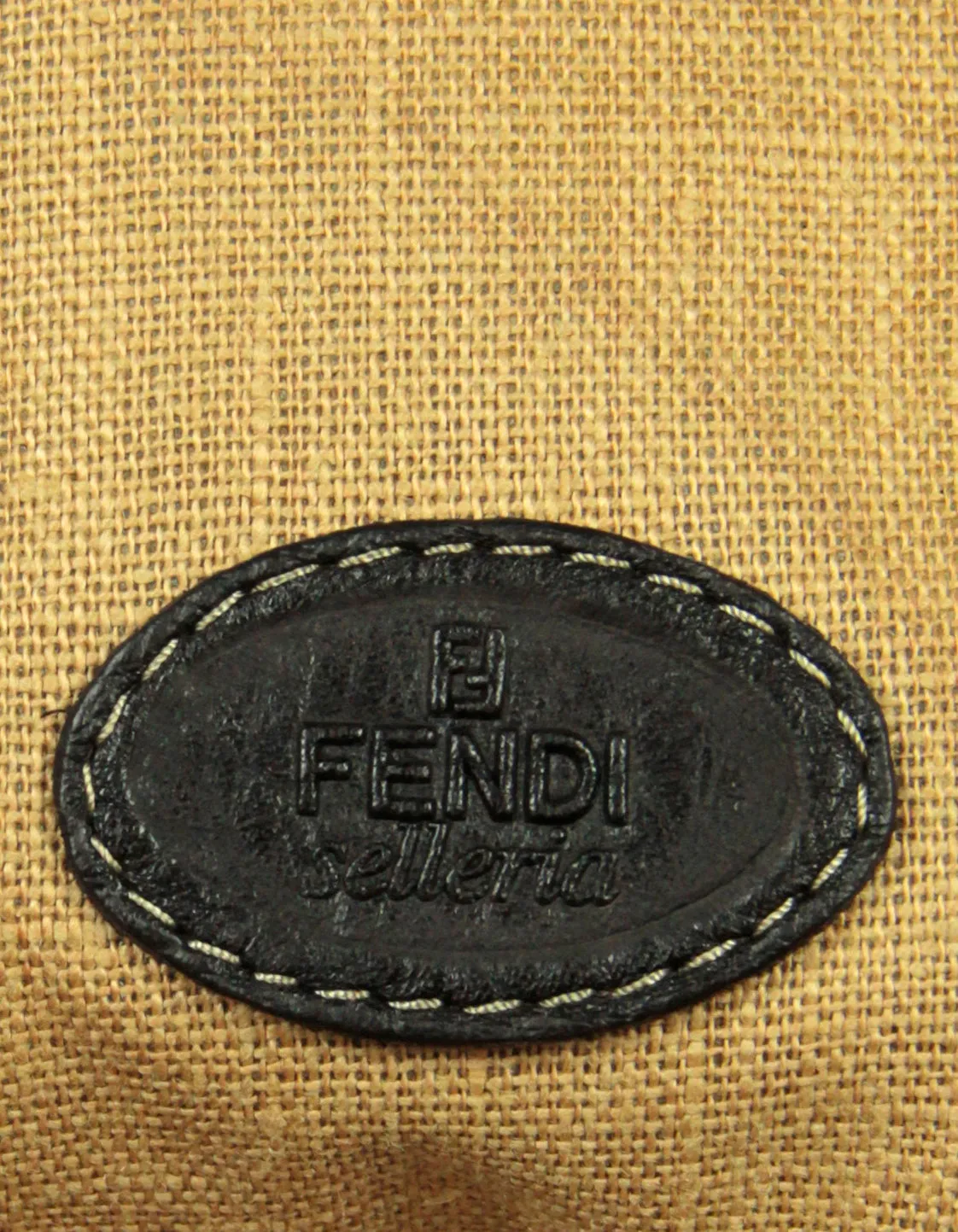 Fendi Brown Canvas Monogram Zucca Tote Bag