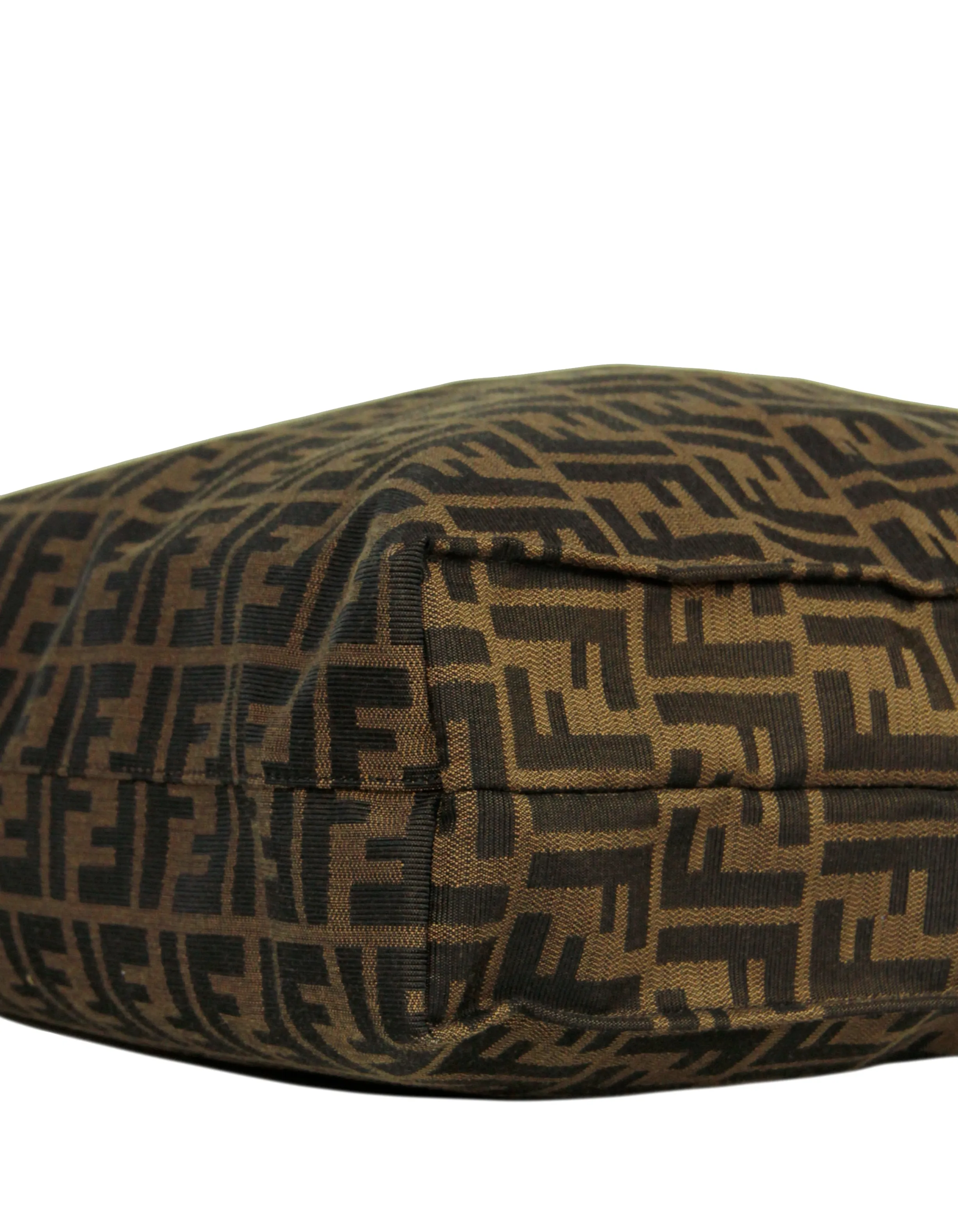 Fendi Brown Canvas Monogram Zucca Tote Bag