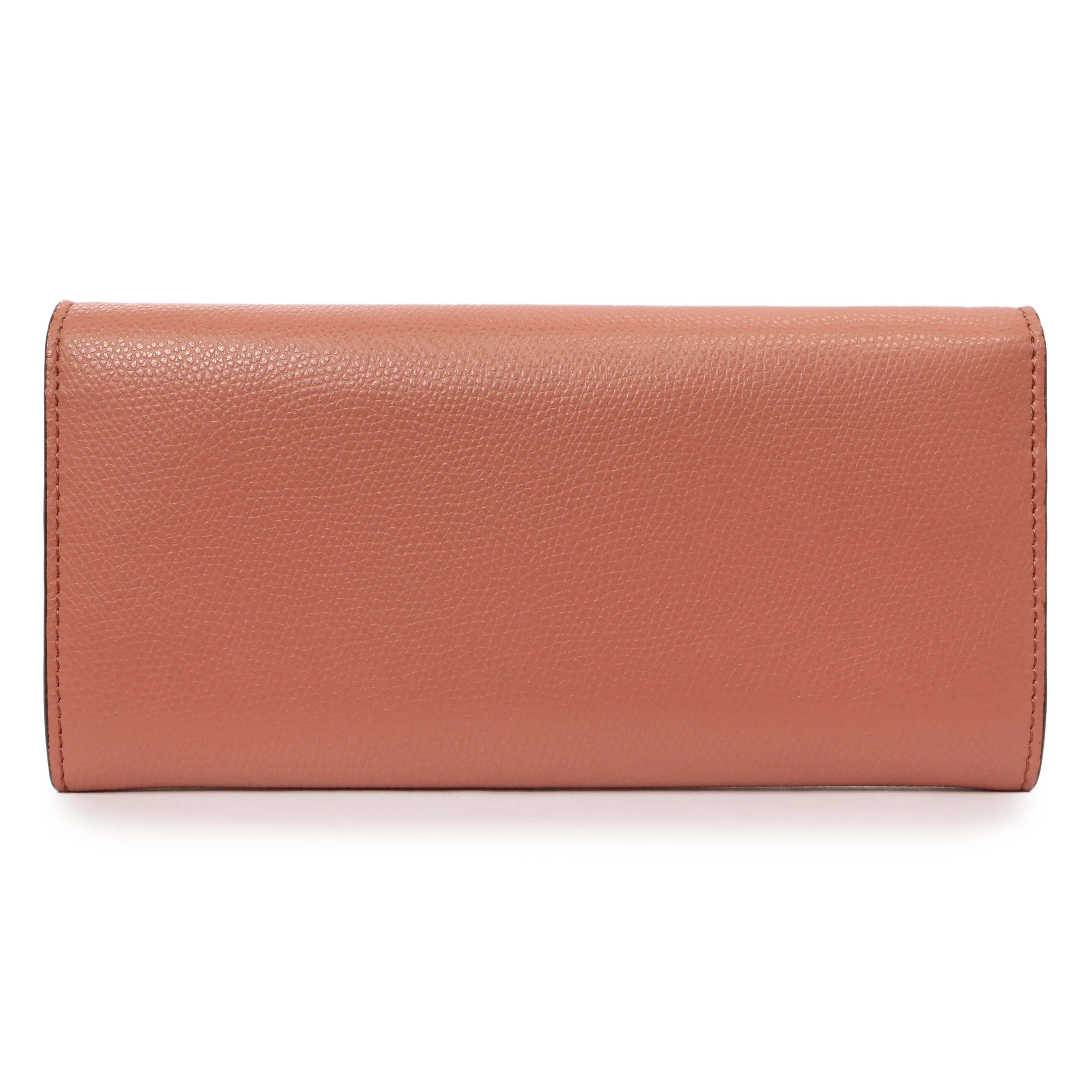Fendi Pink Vitello Cruise F is Fendi Continental Envelope Wallet on Chain