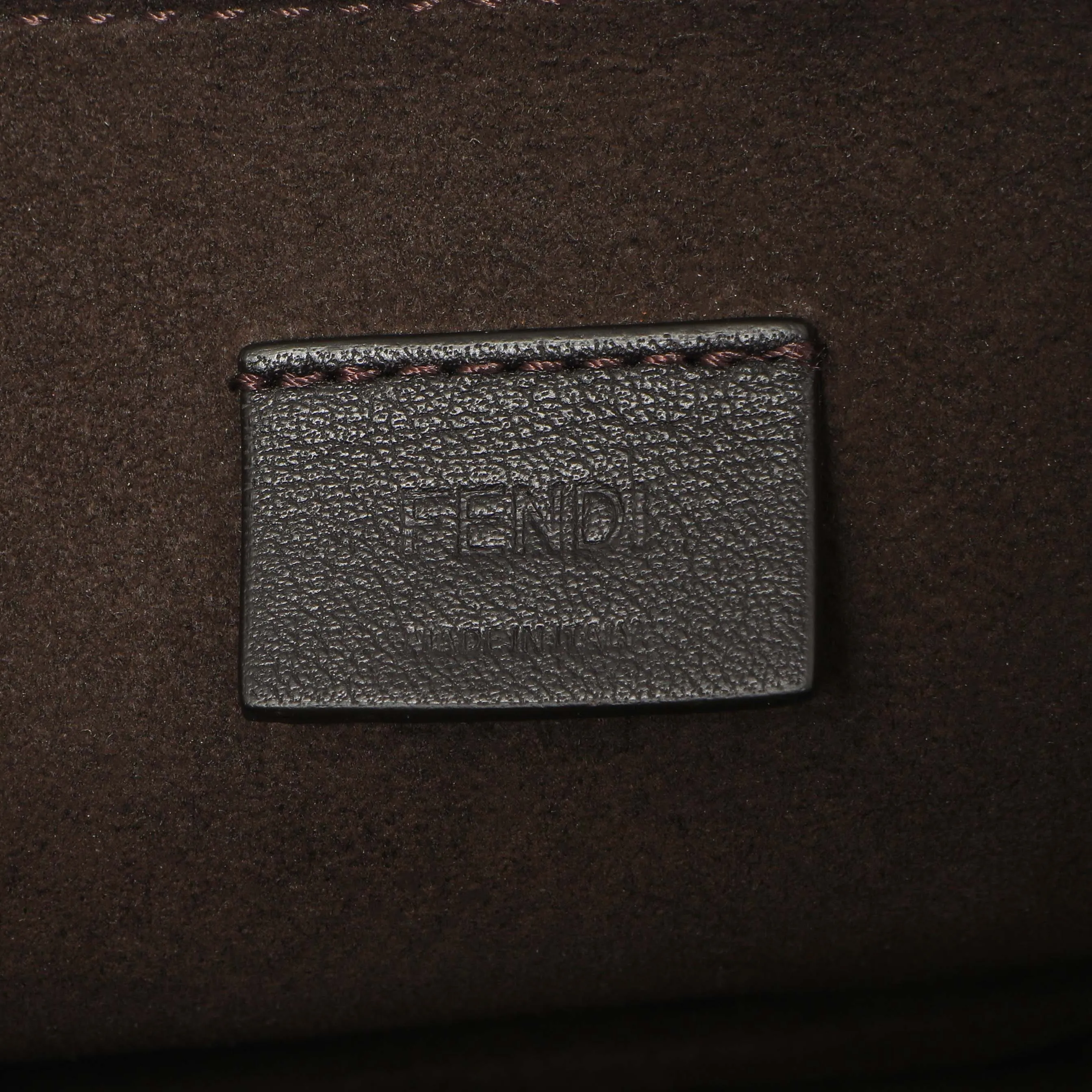 Fendi Vitello King Crystal Fab Crossbody Bag