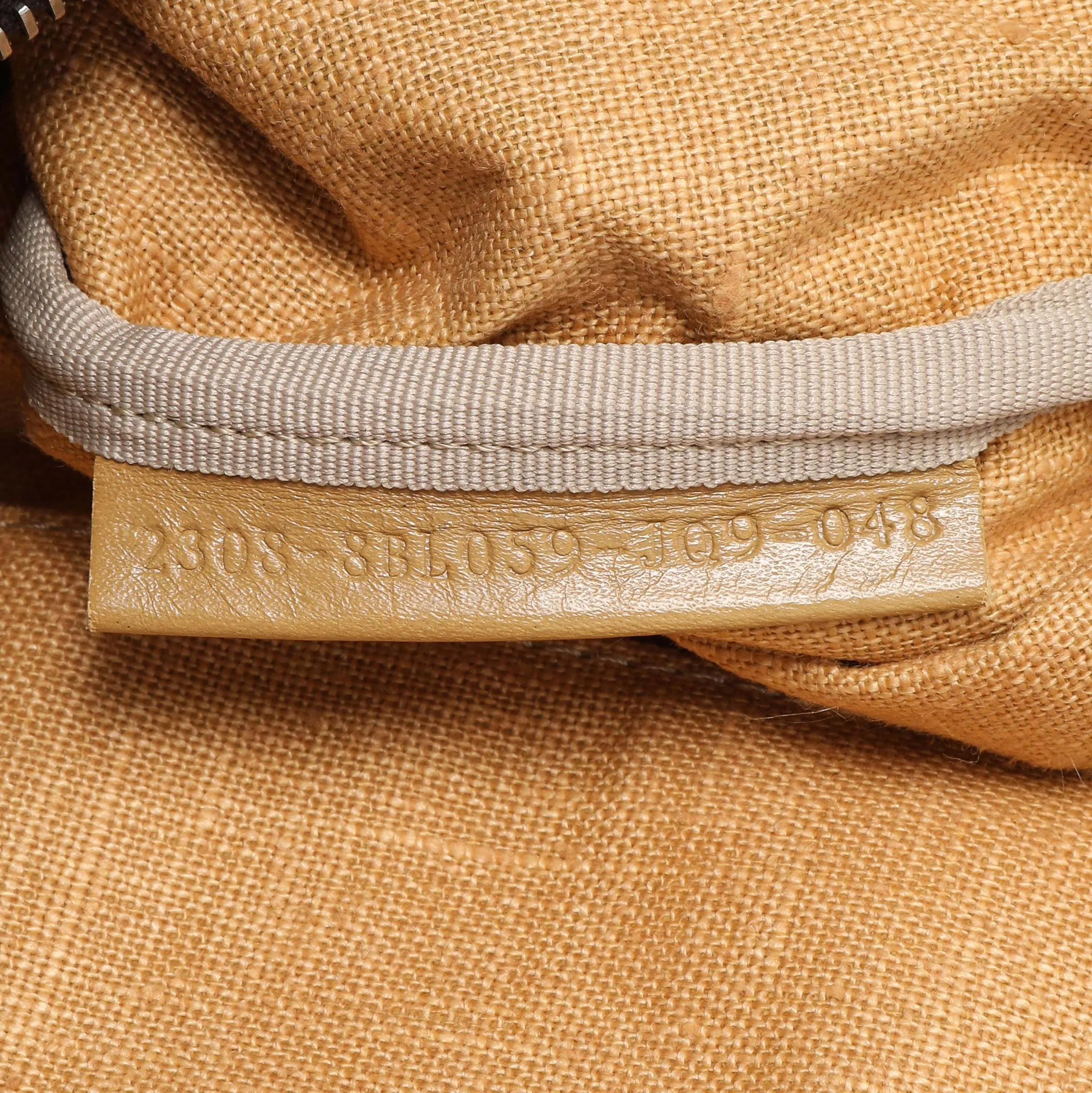 Fendi Zucca Selleria Large Boston Bag