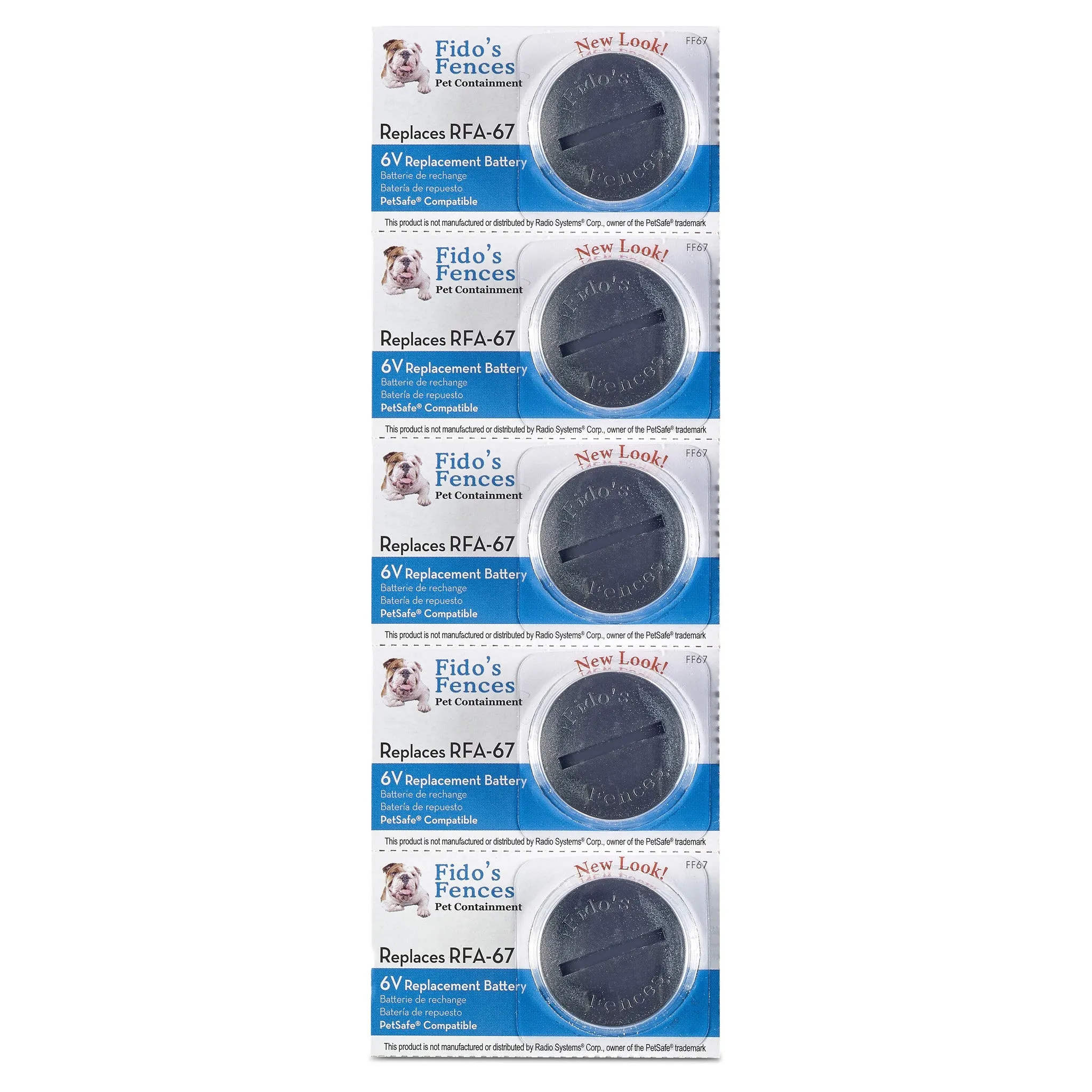 FF-67 Petsafe Compatible Battery 5 Pack