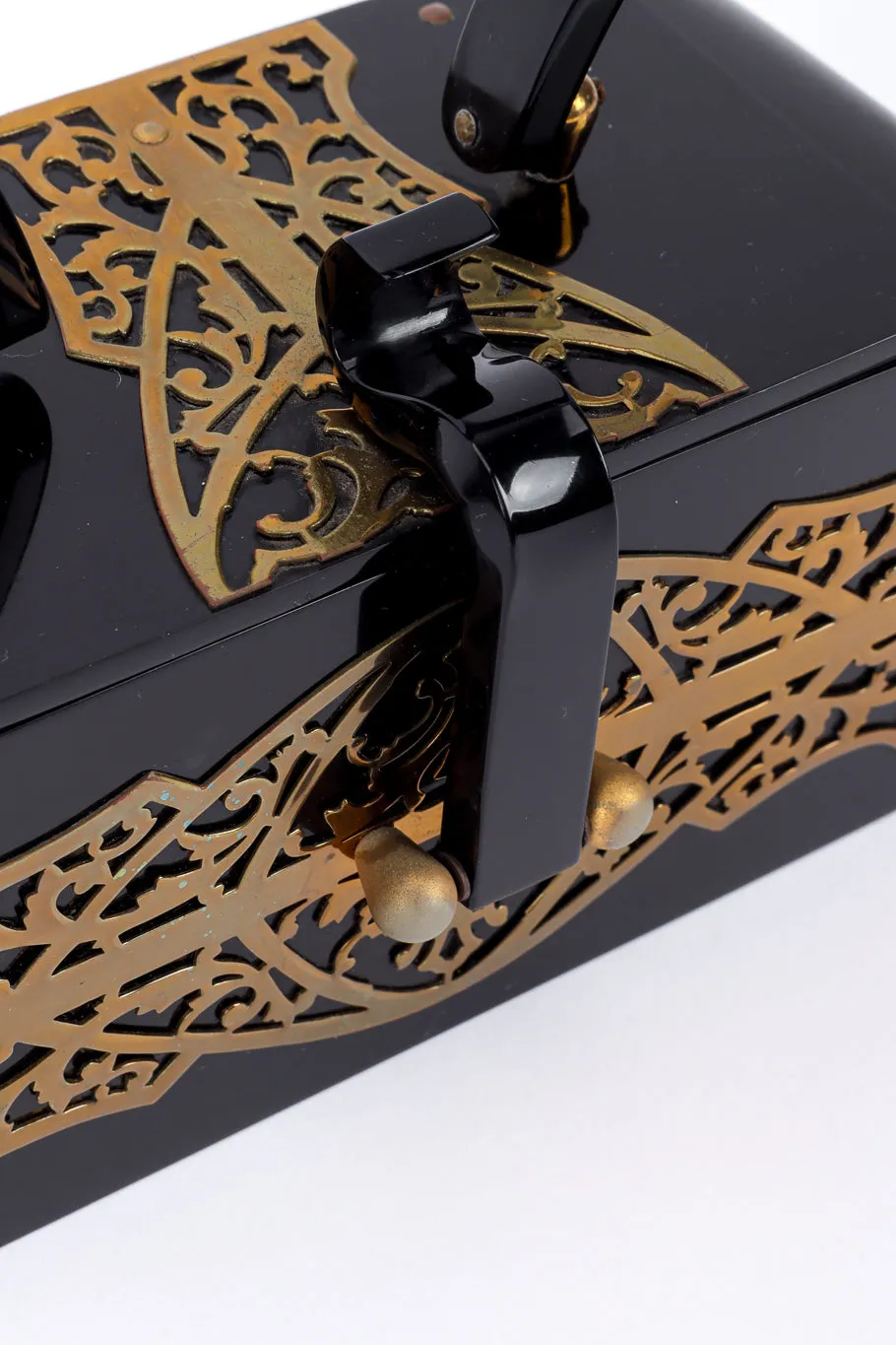 Filigree Lucite Box Bag
