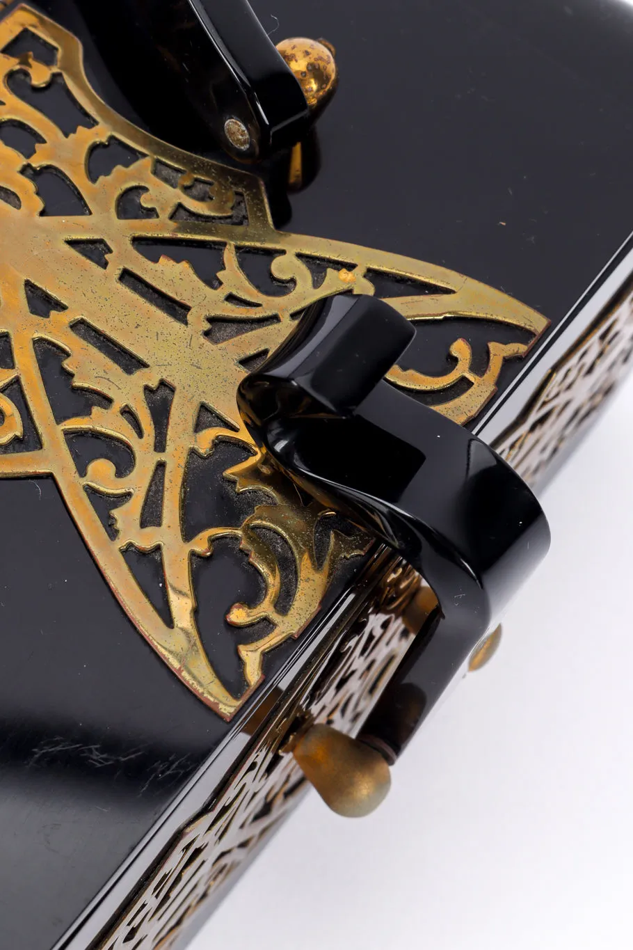 Filigree Lucite Box Bag