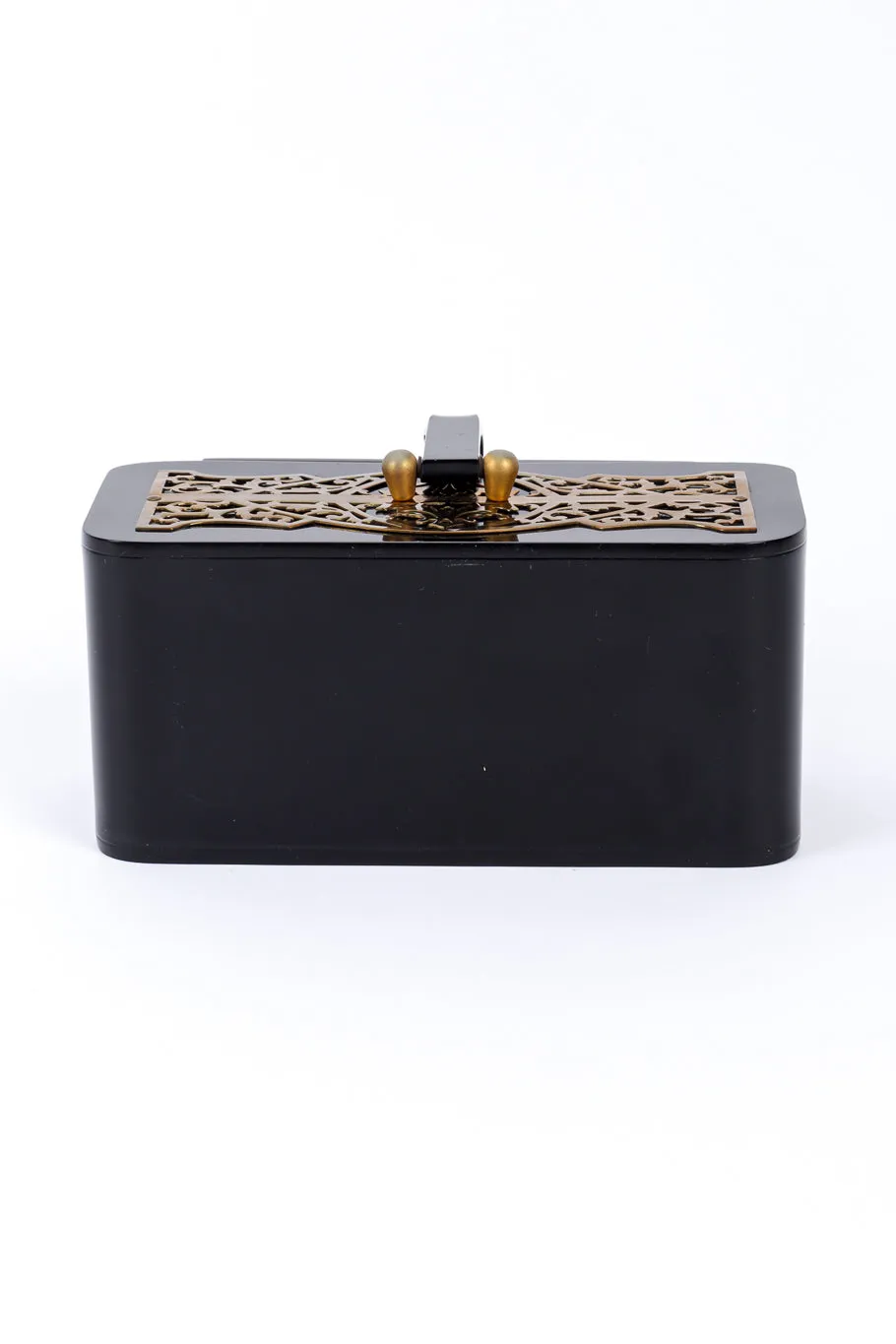 Filigree Lucite Box Bag
