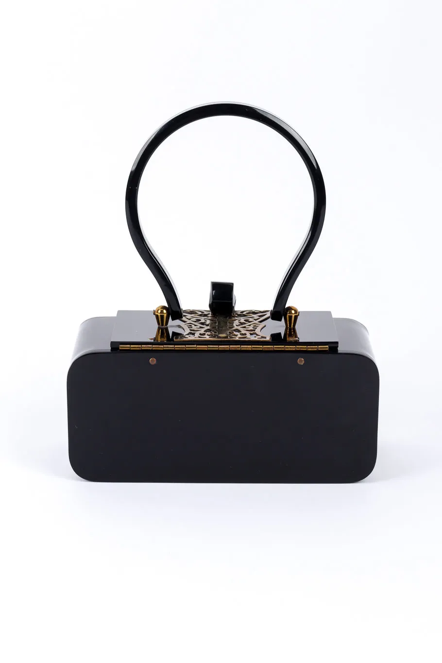 Filigree Lucite Box Bag