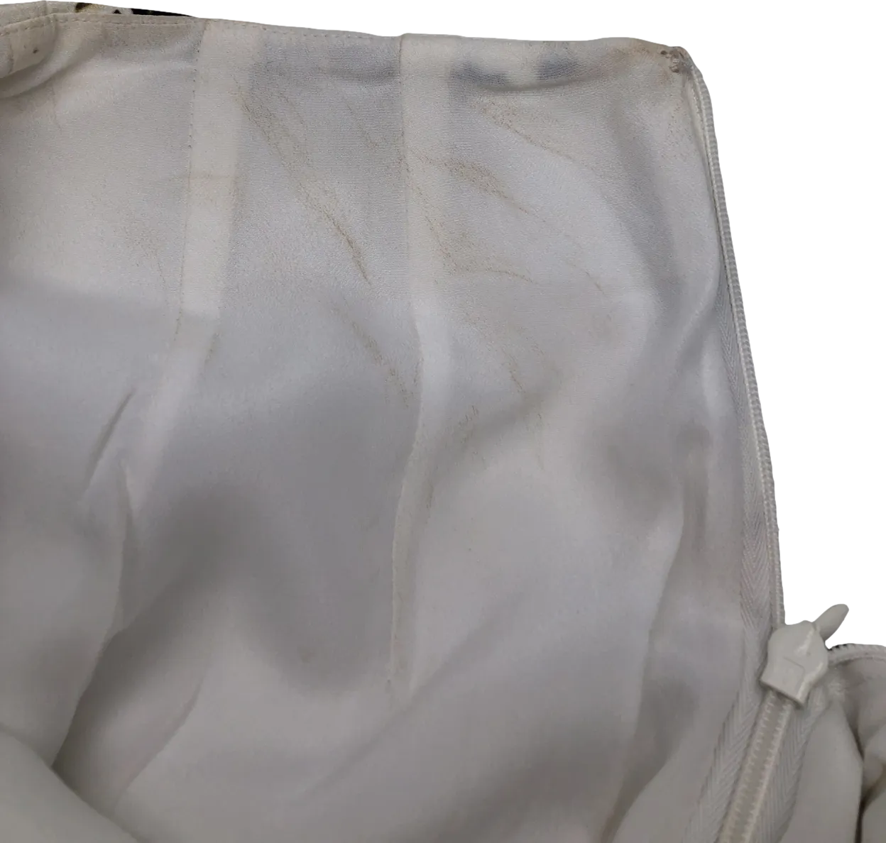 FindersKeepers Cream Patterned Skirt UK XS