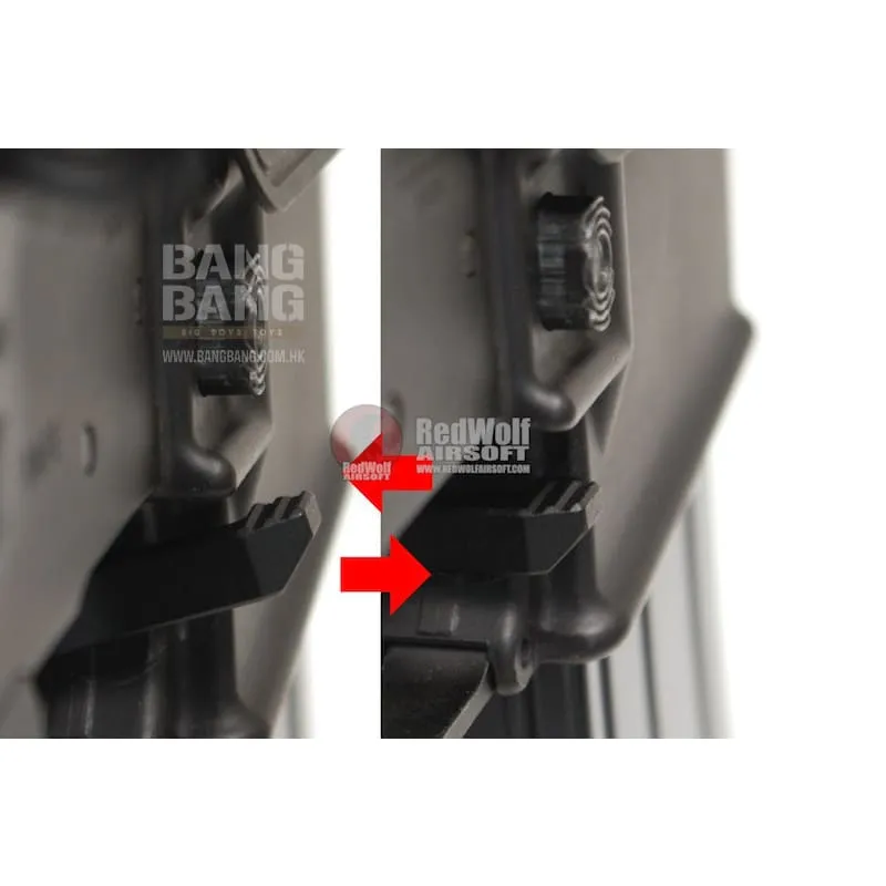 First Factory M4 Custom Ambi Bolt Catch for M4A1 MWS GBB Series - Black