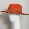 Flat Brim Buckle Hat