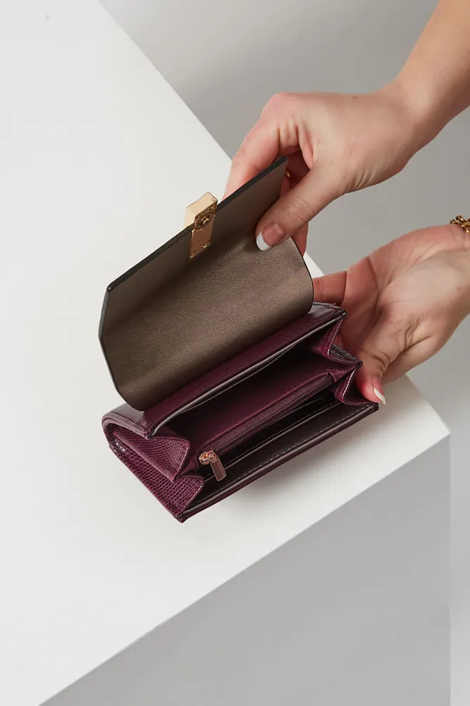 Frederica Plum Small Purse