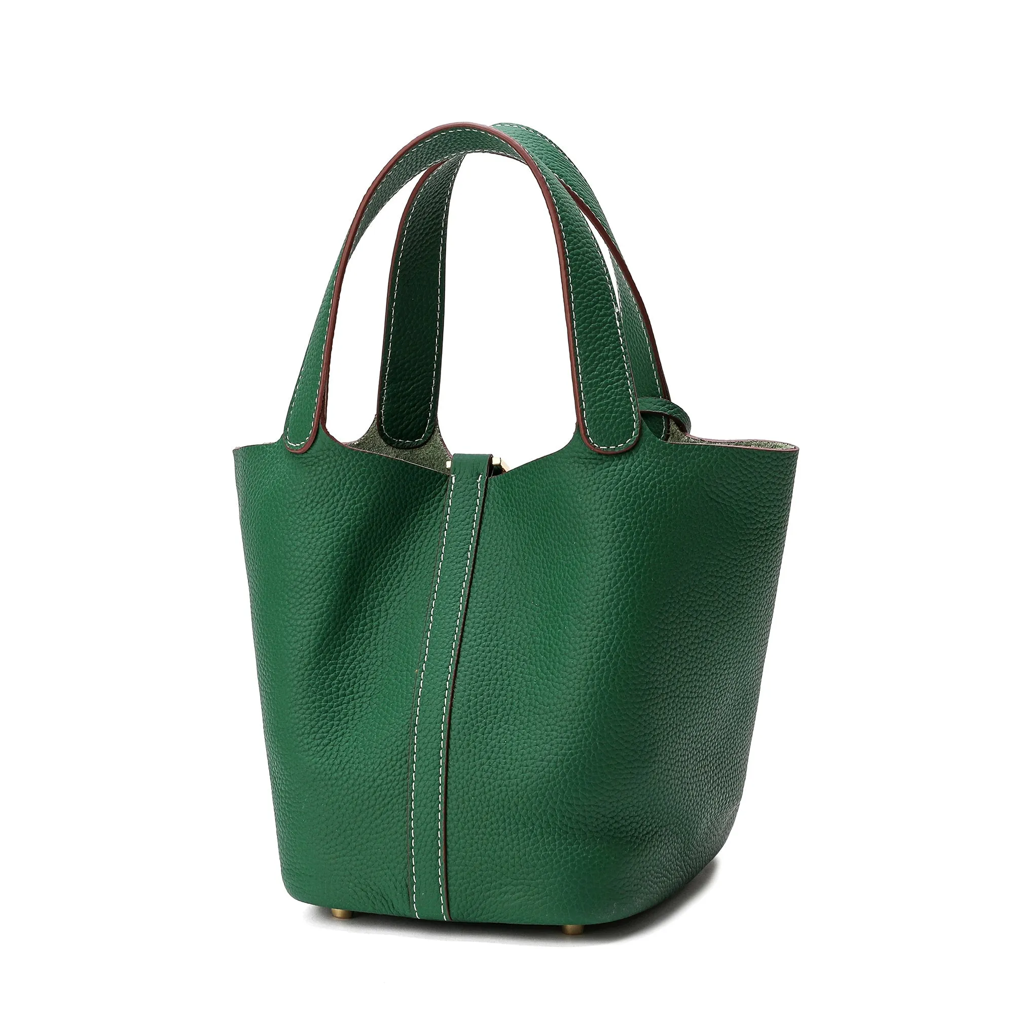 Full-grain Leather Top-Handle Bag