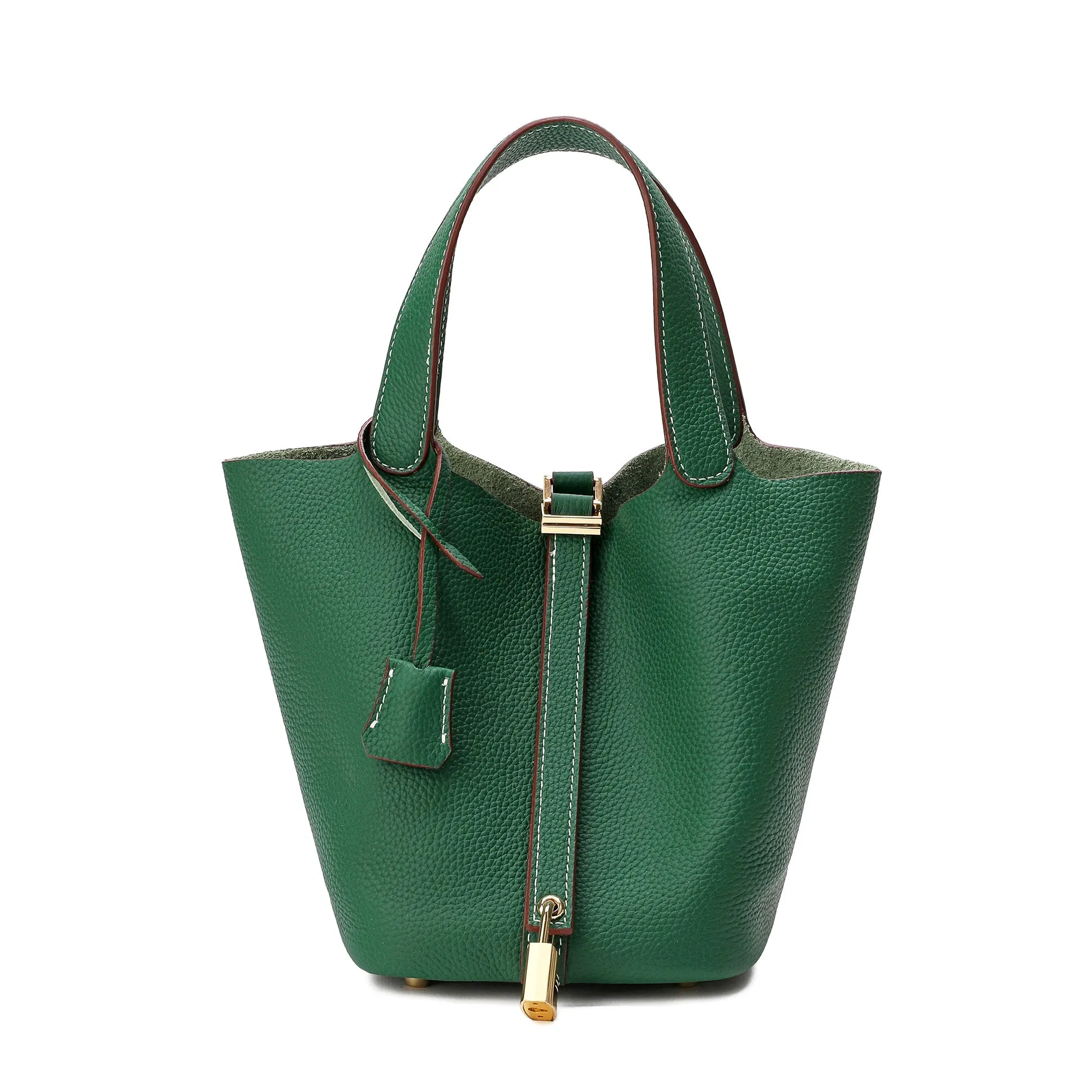 Full-grain Leather Top-Handle Bag