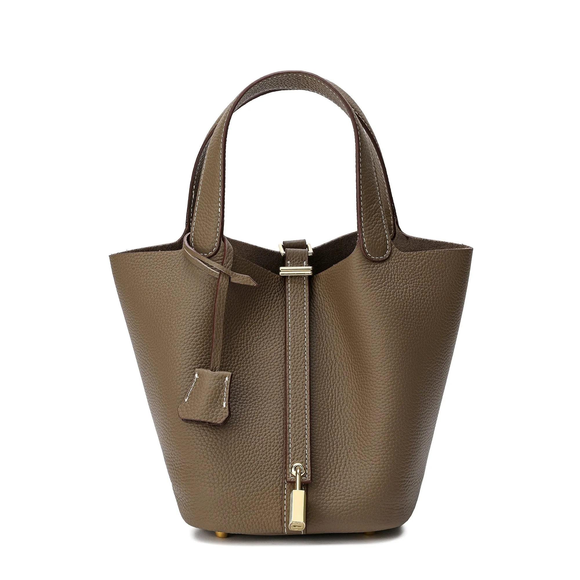Full-grain Leather Top-Handle Bag