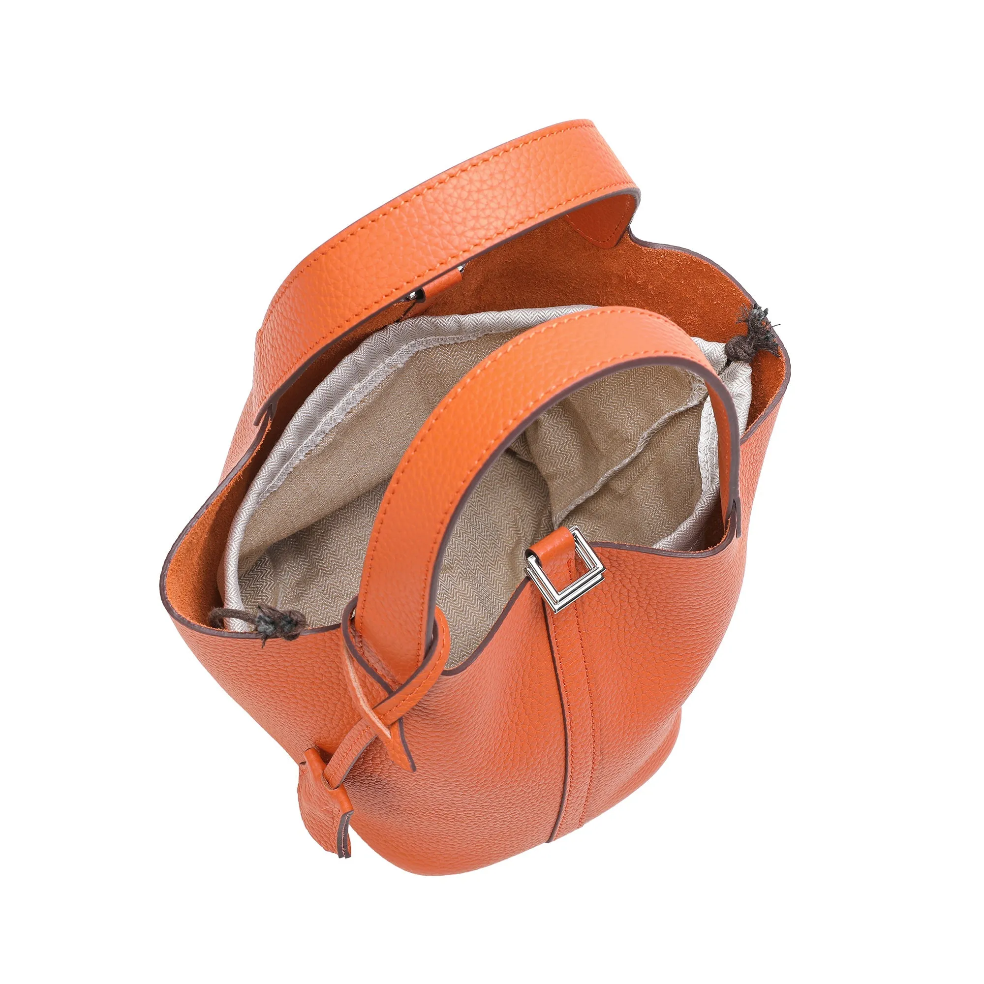 Full-grain Leather Top-Handle Bag