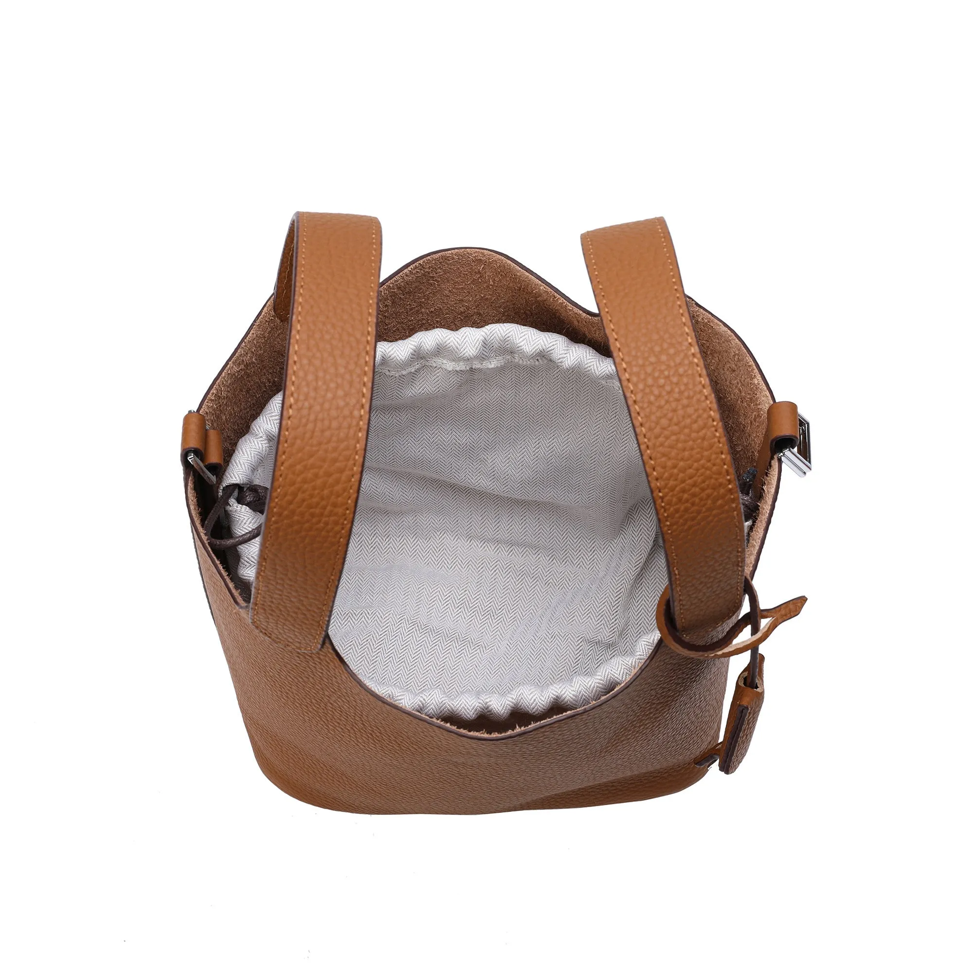 Full-grain Leather Top-Handle Bag