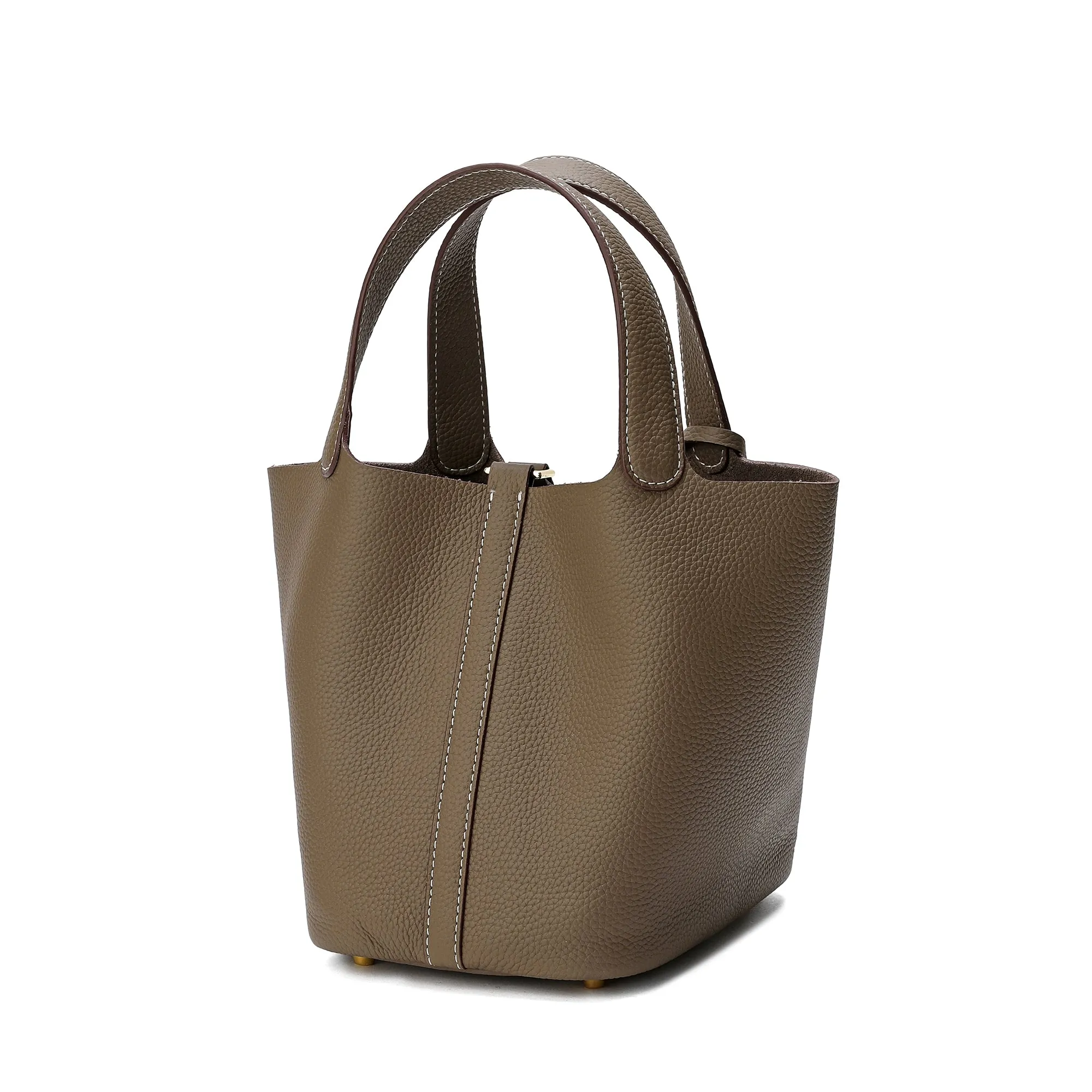 Full-grain Leather Top-Handle Bag