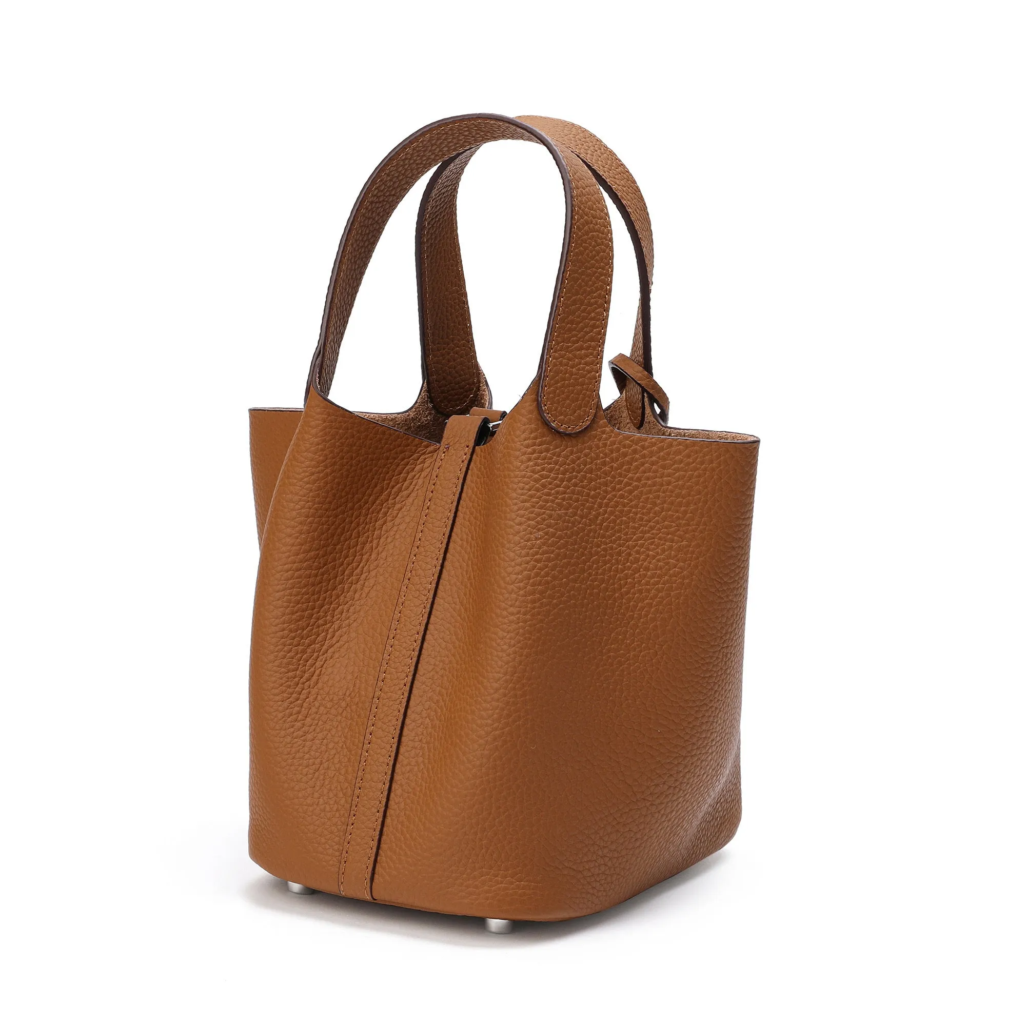 Full-grain Leather Top-Handle Bag
