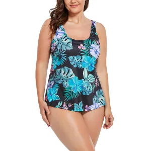 FULLFITALL - Green Palms Classic Tankini Top