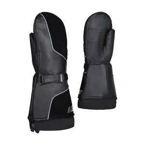 Ganka Deer Skin Leather Mitt w/Detachable Fleece