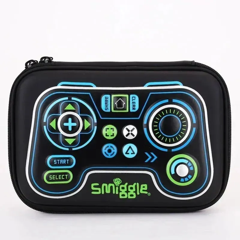 Genuine Australian Smiggle Black Game Controller Backpack Stationery Box Straw Kettle Crossbody Handle Meal Bag Student Gift