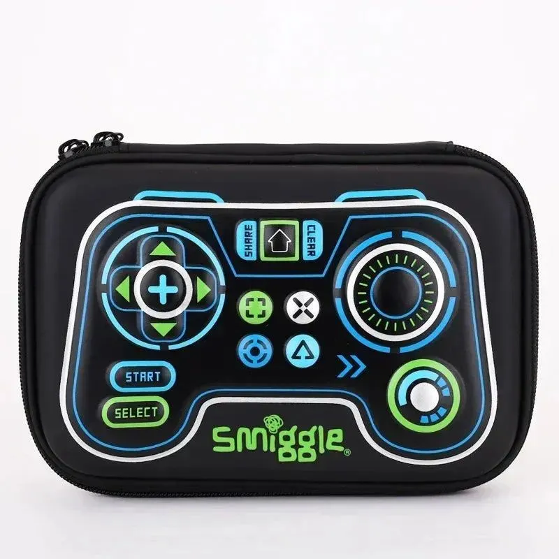 Genuine Australian Smiggle Black Game Controller Backpack Stationery Box Straw Kettle Crossbody Handle Meal Bag Student Gift