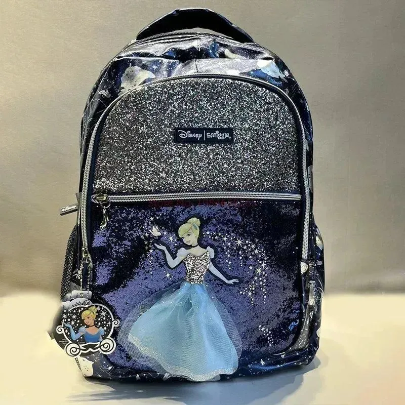 Genuine Australian Smiggle Disney Dark Blue Cinderella Backpack, Stationery Box, Meal Bag, Crossbody Bag, Student Gift