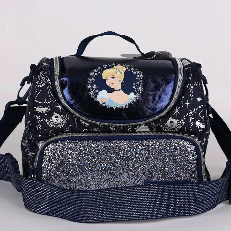 Genuine Australian Smiggle Disney Dark Blue Cinderella Backpack, Stationery Box, Meal Bag, Crossbody Bag, Student Gift