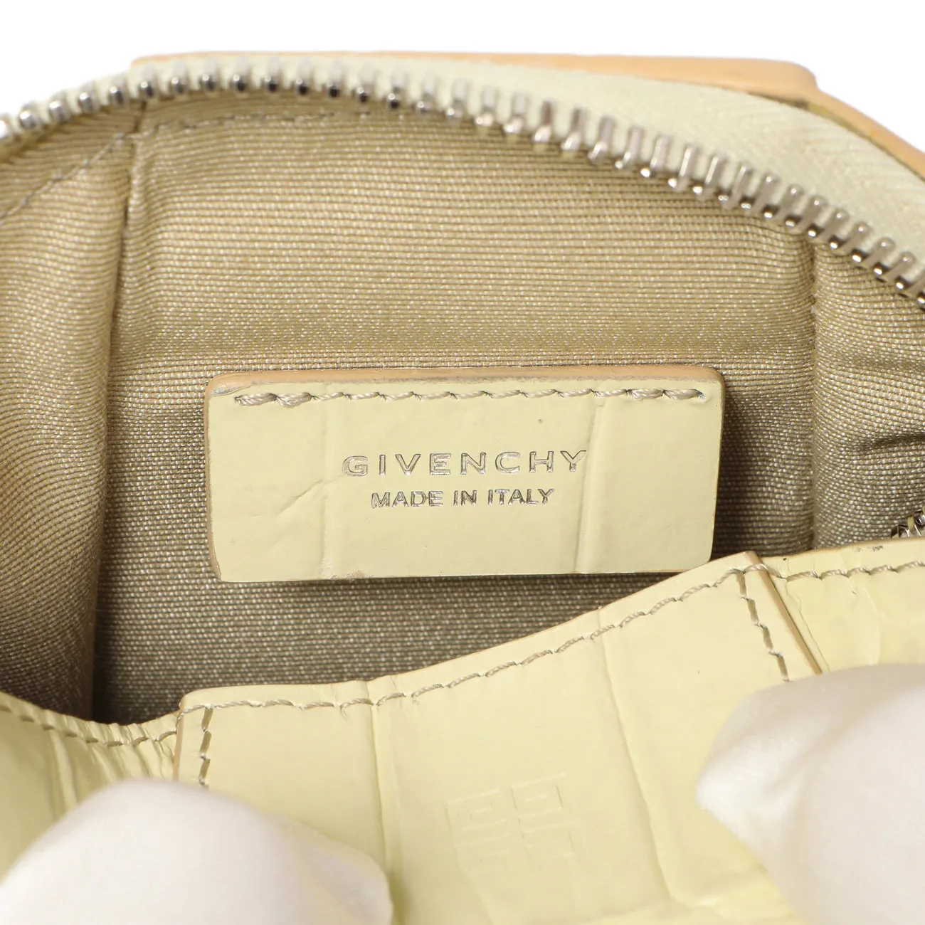 Givenchy Crocodile Embossed Mini Vertical Antigona