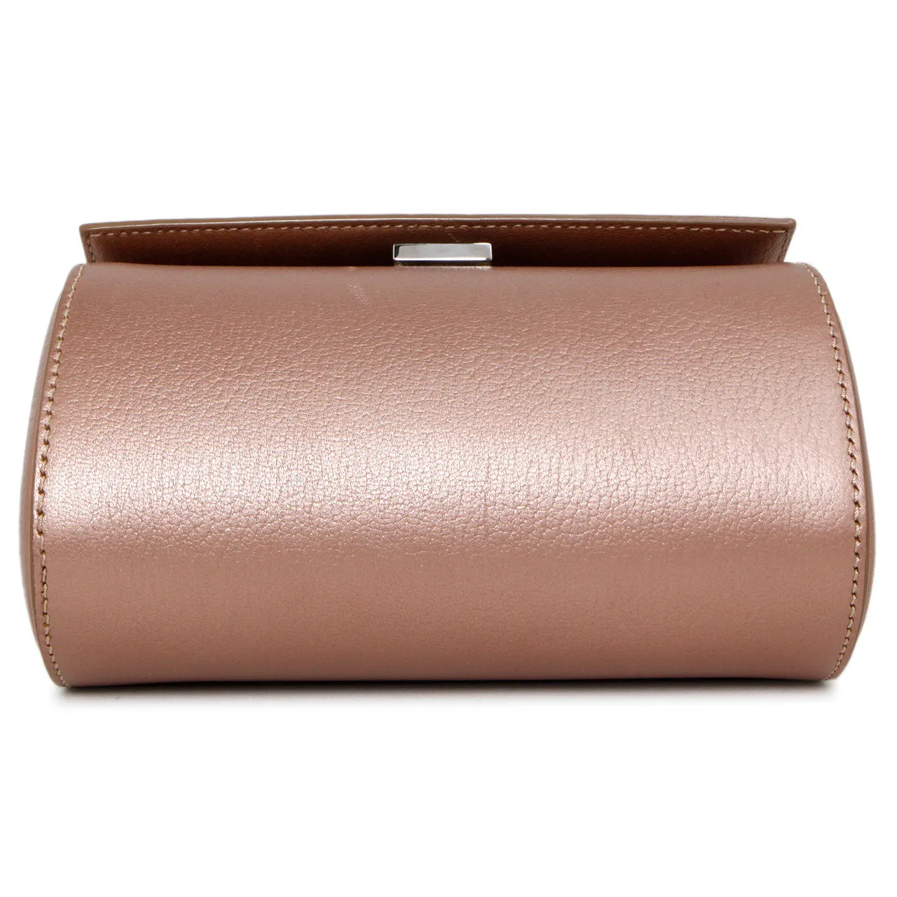 Givenchy Rose Gold Calfskin Mini Pandora Box Chain Crossbody