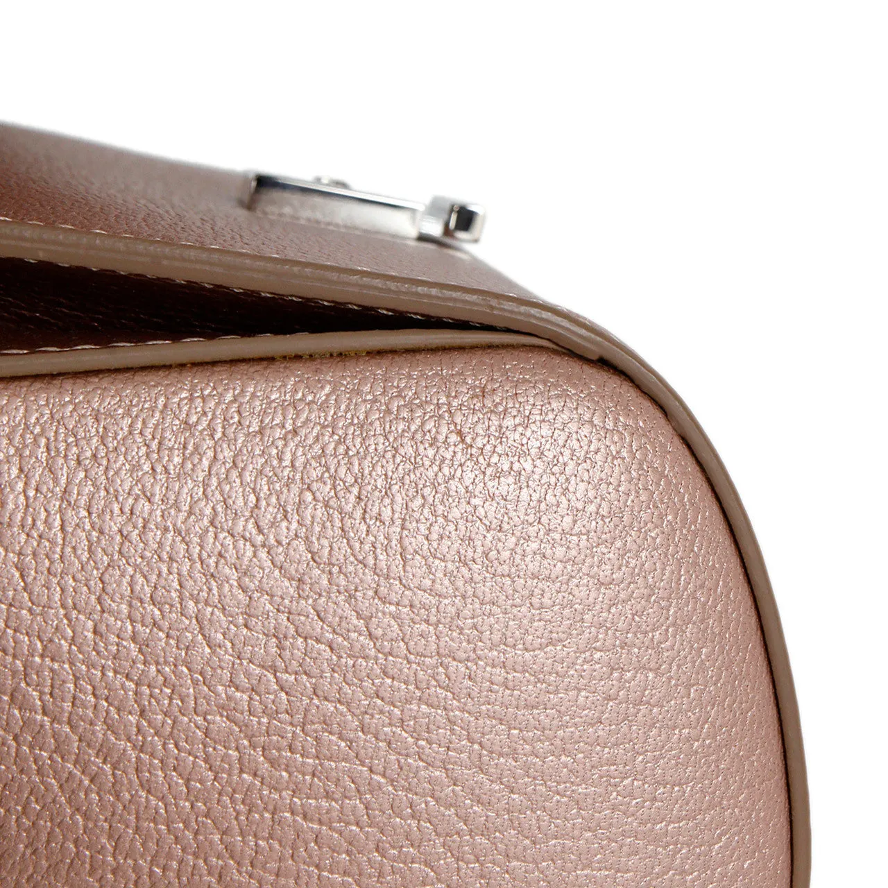 Givenchy Rose Gold Calfskin Mini Pandora Box Chain Crossbody