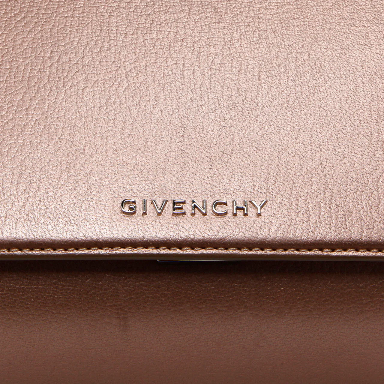 Givenchy Rose Gold Calfskin Mini Pandora Box Chain Crossbody