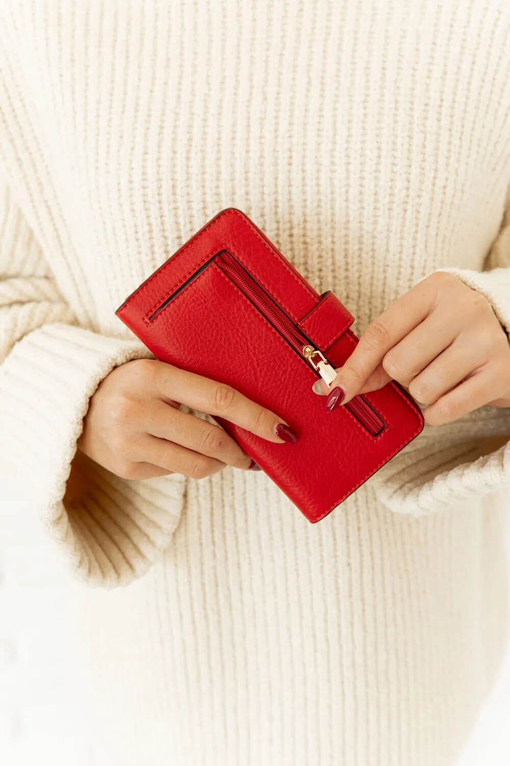 Go Anywhere Wallet Red
